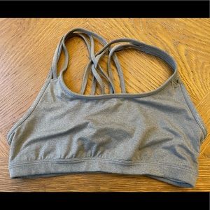 Athleta sports bra S gray
